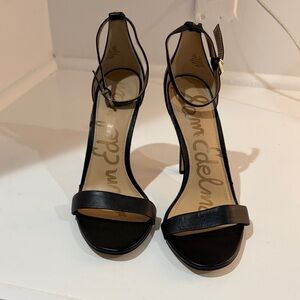 Sam Edelman Black Leather Heels
